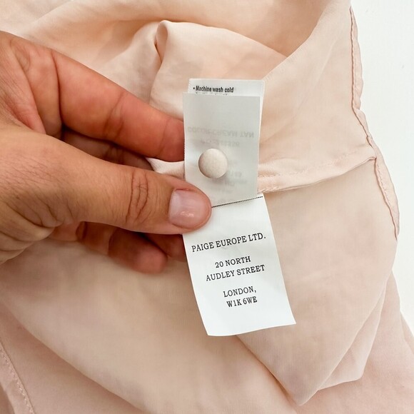 NWT Paige Resa Satin Blouse Small - Picture 11 of 15